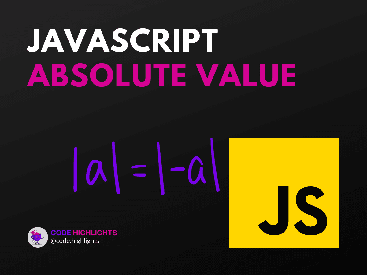 JavaScript Absolute Value - Math.abs()