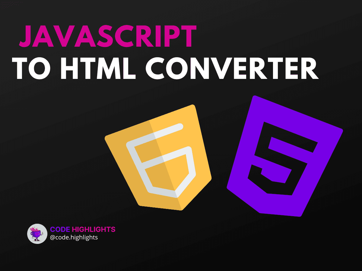 What is a JavaScript to HTML Converter and Why You Need It?