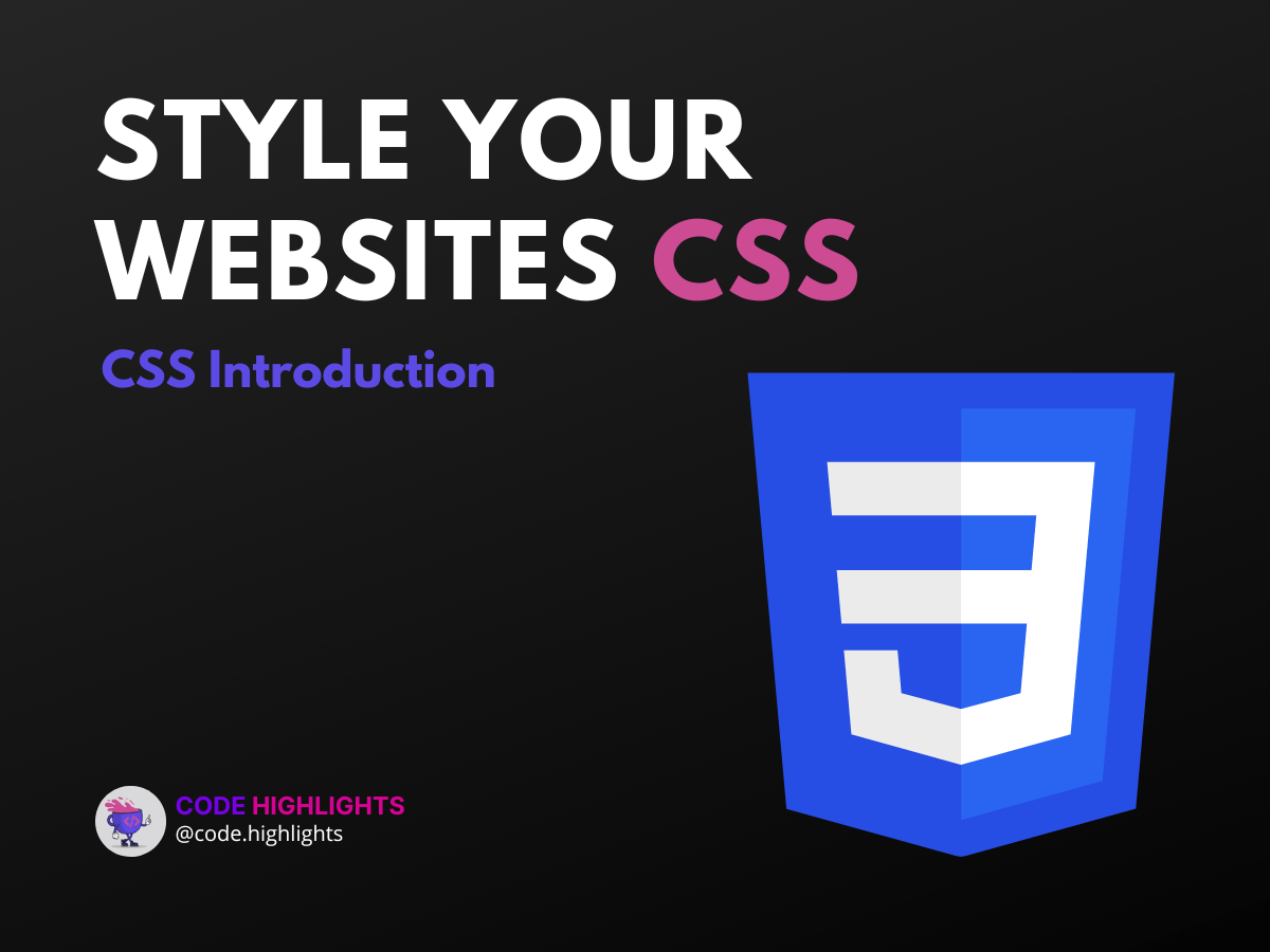 Web Dev Learn CSS