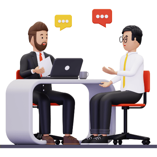 A hire manager in hiring process